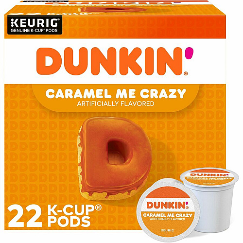 Dunkin' K-Cup Caramel Me Crazy Coffee (1277CT)