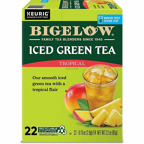 Bigelow Tropical Iced Green Tea Iced Green Tea K-Cup (2870CT)