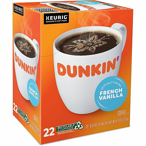 Dunkin' K-Cup, Pod French Vanilla Coffee (1268CT)