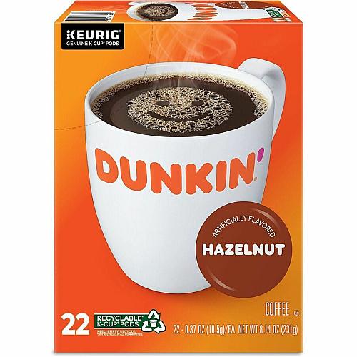 Dunkin' Donuts K-Cup Hazelnut Coffee (1270CT)