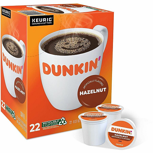 Dunkin' Donuts K-Cup Hazelnut Coffee (1270CT)