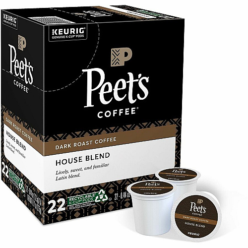 Peet's Coffee K-Cup House Blend Coffee (2410CT)