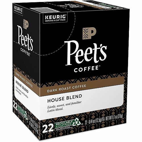 Peet's Coffee K-Cup House Blend Coffee (2410CT)