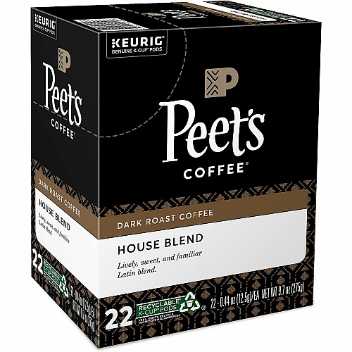 Peet's Coffee K-Cup House Blend Coffee (2410CT)