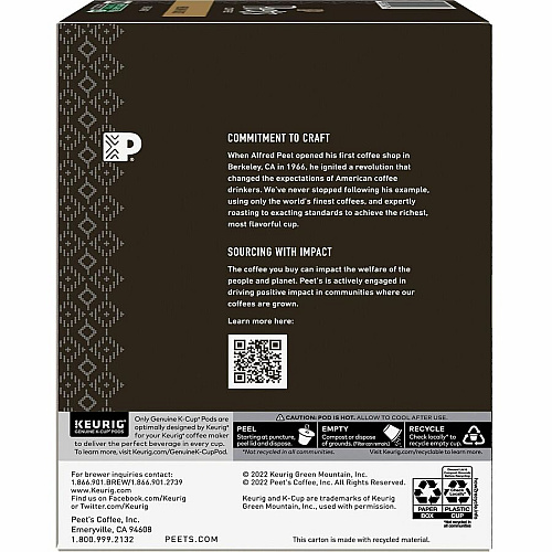 Peet's Coffee™ K-Cup Big Bang Coffee (2407CT)