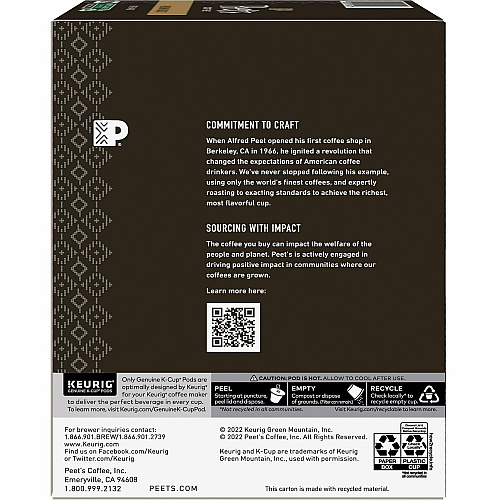 Peet's Coffee™ K-Cup Big Bang Coffee (2407CT)