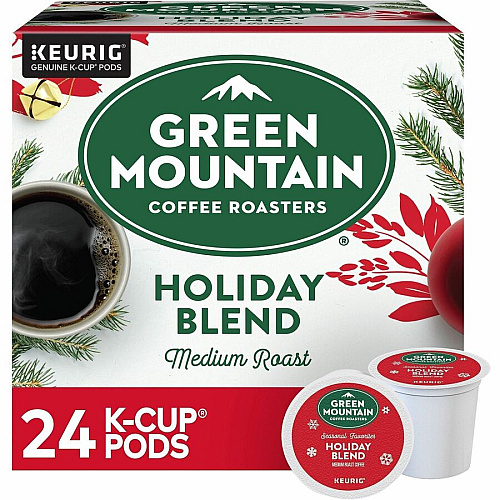 GREEN MOUNTAIN COFFEE ROASTERS K-Cup, Pod Holiday Blend Coffee (6204CT)