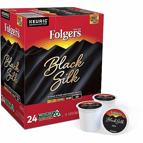 Folgers K-Cup Black Silk Coffee (7457CT)