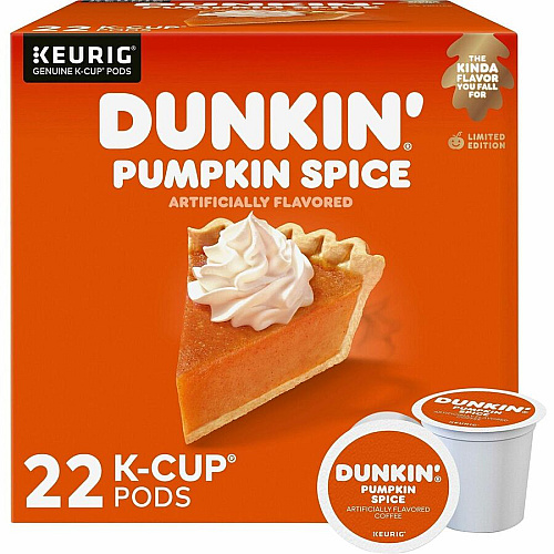 Dunkin' Donuts K-Cup Pumpkin Spice Coffee (7596CT)