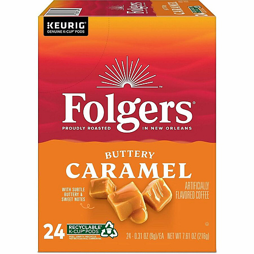 Folgers K-Cup Buttery Caramel Coffee (7461CT)