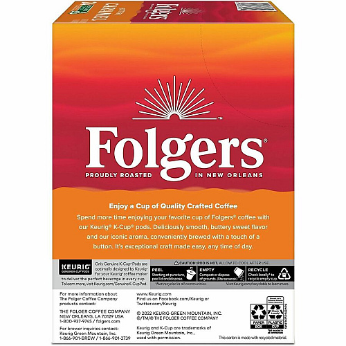 Folgers K-Cup Buttery Caramel Coffee (7461CT)