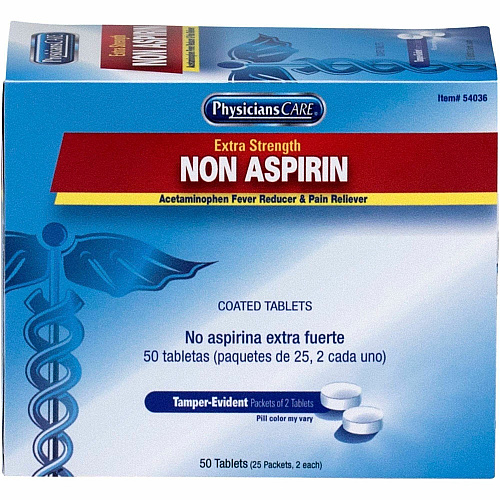 PhysiciansCare ExtraStrength Acetaminophen Tablets (54036)