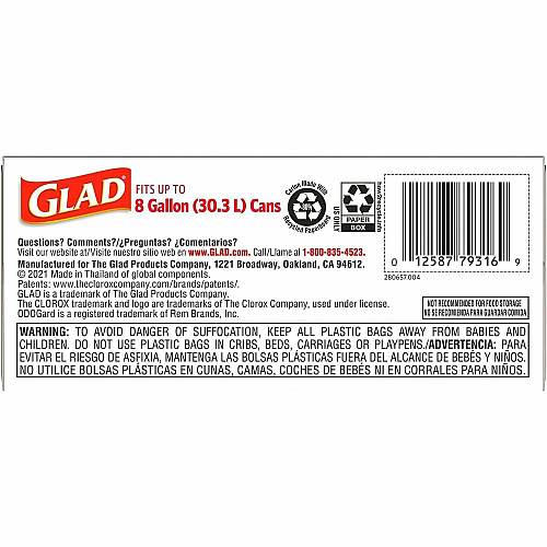 Glad Medium Drawstring Trash Bags (79316CT)
