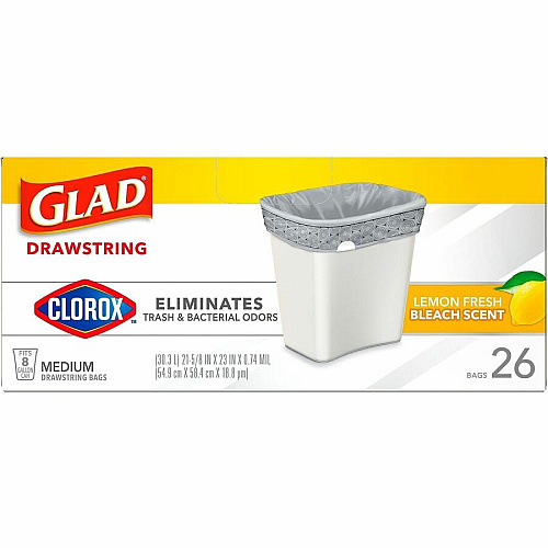 Glad Medium Drawstring Trash Bags (79316CT)