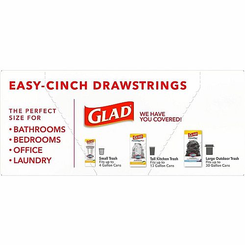 Glad Medium Drawstring Trash Bags (79316CT)