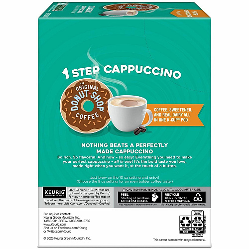 The Original Donut Shop K-Cup TODS 1-Step Cappuccinos K-Cups (9075)