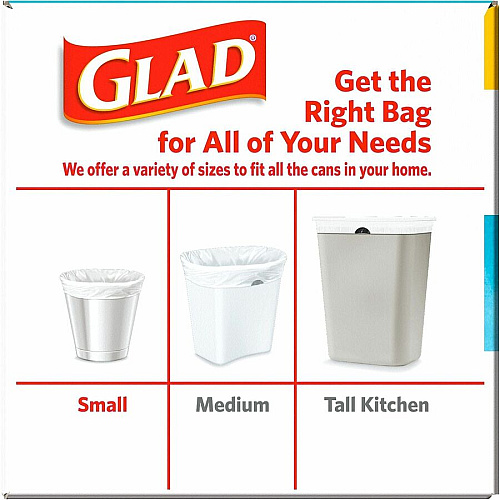 Glad OdorShield Drawstring Trash Bags (79155CT)