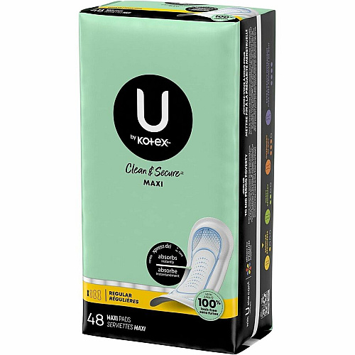U by Kotex Clean & Secure Maxi Pads (47240)