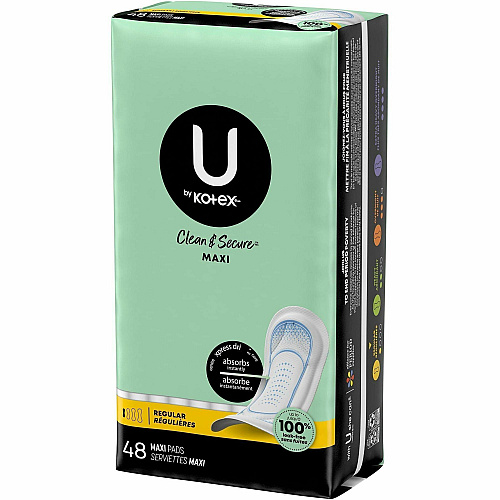 U by Kotex Clean & Secure Maxi Pads (47240)
