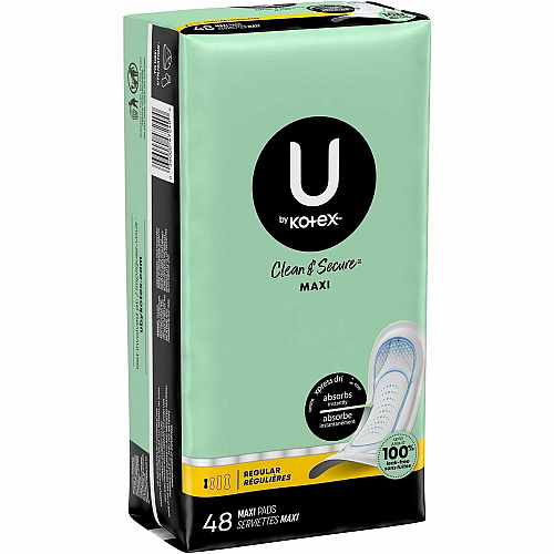 U by Kotex Clean & Secure Maxi Pads (47240)