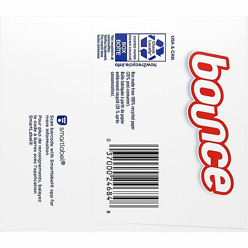Bounce Free & Gentle Dryer Sheets (53312)