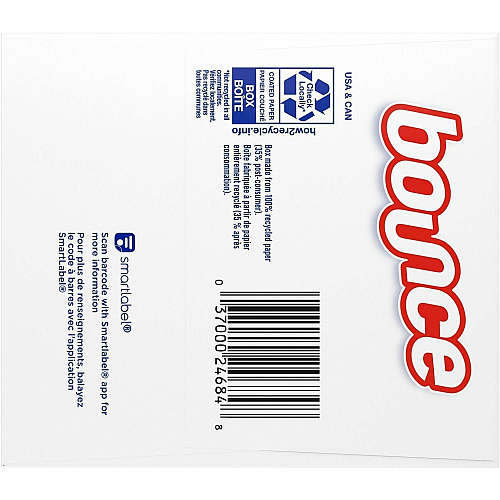 Bounce Free & Gentle Dryer Sheets (53312)