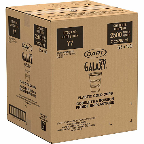SOLO Galaxy 7 oz Plastic Cold Cups