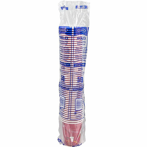 SOLO 10 oz Bistro Design Disposable Paper Cups (370SI0041)