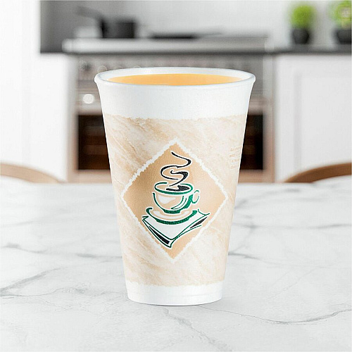 Dart ThermoGlaze 16 oz Design Insulated Foam Cups (16X16G)