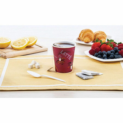 SOLO 16 oz Bistro Design Disposable Paper Cups (316SI0041)