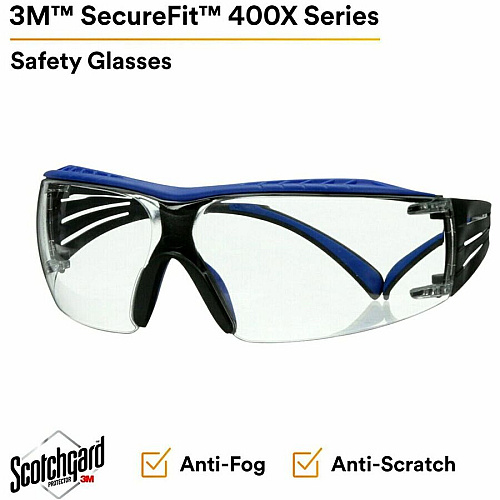 3M SecureFit Protective Eyewear (SF401XSGAFBL)