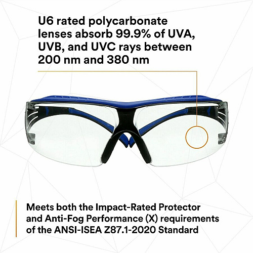 3M SecureFit Protective Eyewear (SF401XSGAFBL)