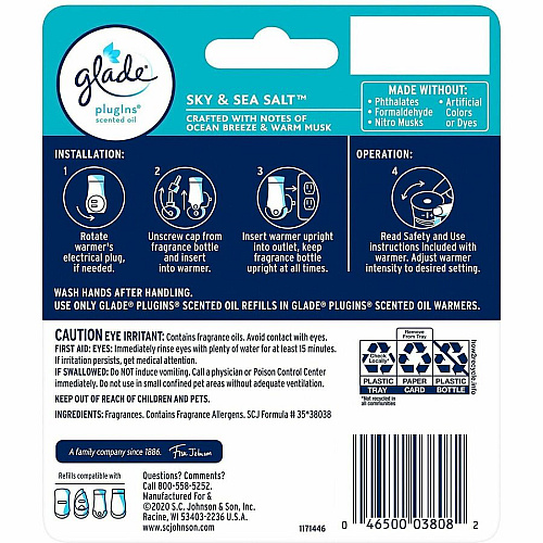 Glade PlugIns Refill (375770CT)