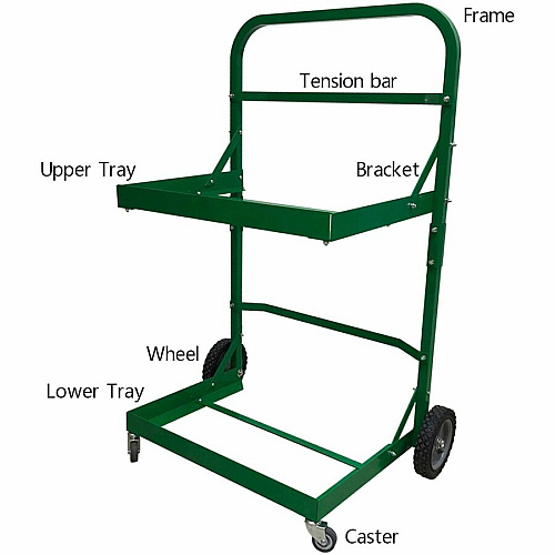 Five Star Products Recycling Cart for Bins (002)
