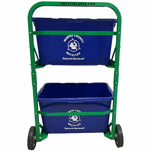 Five Star Products Recycling Cart for Bins (002)