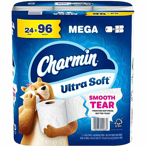 Charmin Ultra Soft Mega Roll (19268)
