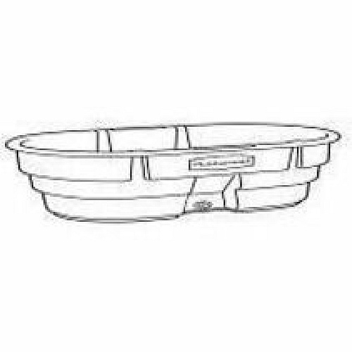 Rubbermaid Commercial 150-Gallon Stock Tank (424500BK)