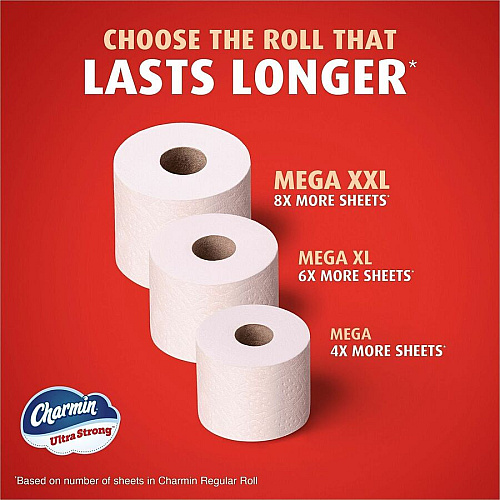 Charmin Mega Roll Bath Tissue (13214)