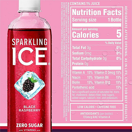 Talking Rain Sparkling ICE Purple-Variety Flavor Sparkling Water (95092)
