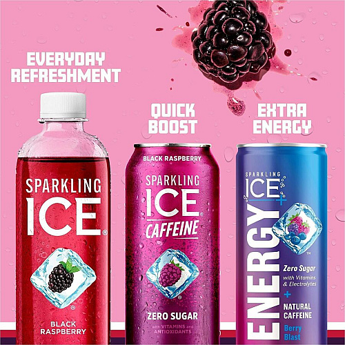 Talking Rain Sparkling ICE Purple-Variety Flavor Sparkling Water (95092)