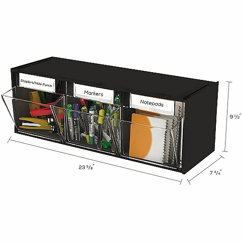 deflecto Modular Tilt Bin Storage System (20304OPU)