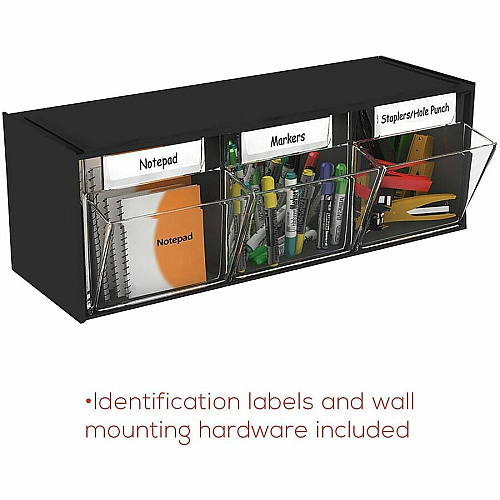 deflecto Modular Tilt Bin Storage System (20304OPU)