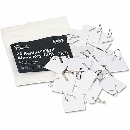 ICONEX SecurIT Replacement Slotted Key Cabinet Tags (94190027)