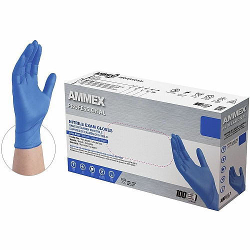 Ammex Nitrile Powder-Free Exam Gloves (ACNPF42100CT)