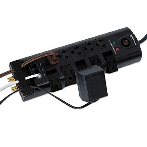 Innovera Surge Protector, 10 Outlets, 6 ft Cord, 2880 Joules, Black (IVR71657)