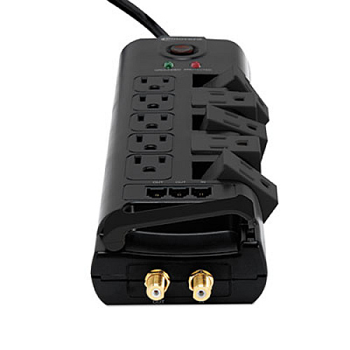 Innovera Surge Protector, 10 Outlets, 6 ft Cord, 2880 Joules, Black (IVR71657)