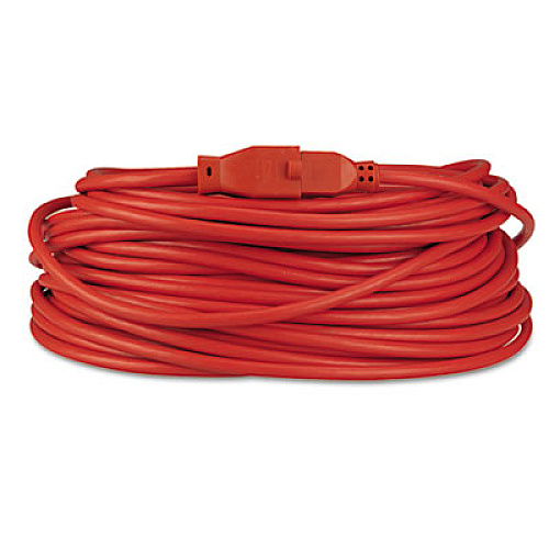 Innovera Indoor/Outdoor Extension Cord, 100ft, Orange (IVR72200)