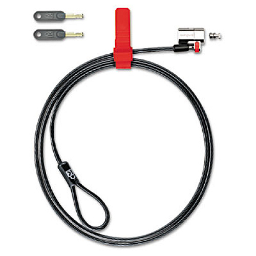 Kensington ClickSafe Keyed Laptop Lock, 5ft Cable, Black (64637)