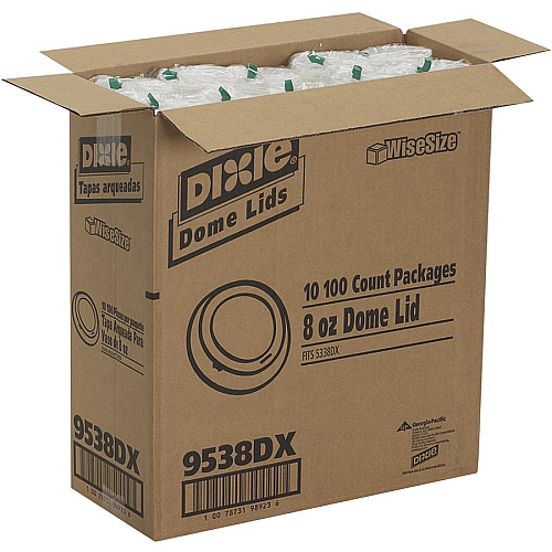 Dixie Small Hot Cup Lids by GP Pro (9538DX)