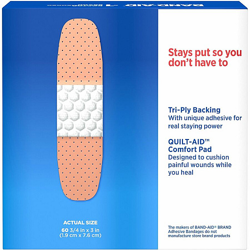 BAND-AID Tru-Stay Plastic Strips Adhesive Bandages (5635)